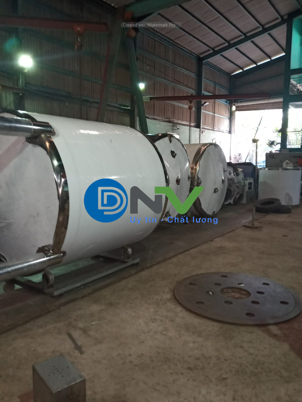 Gia công bồn khuấy thực phẩm